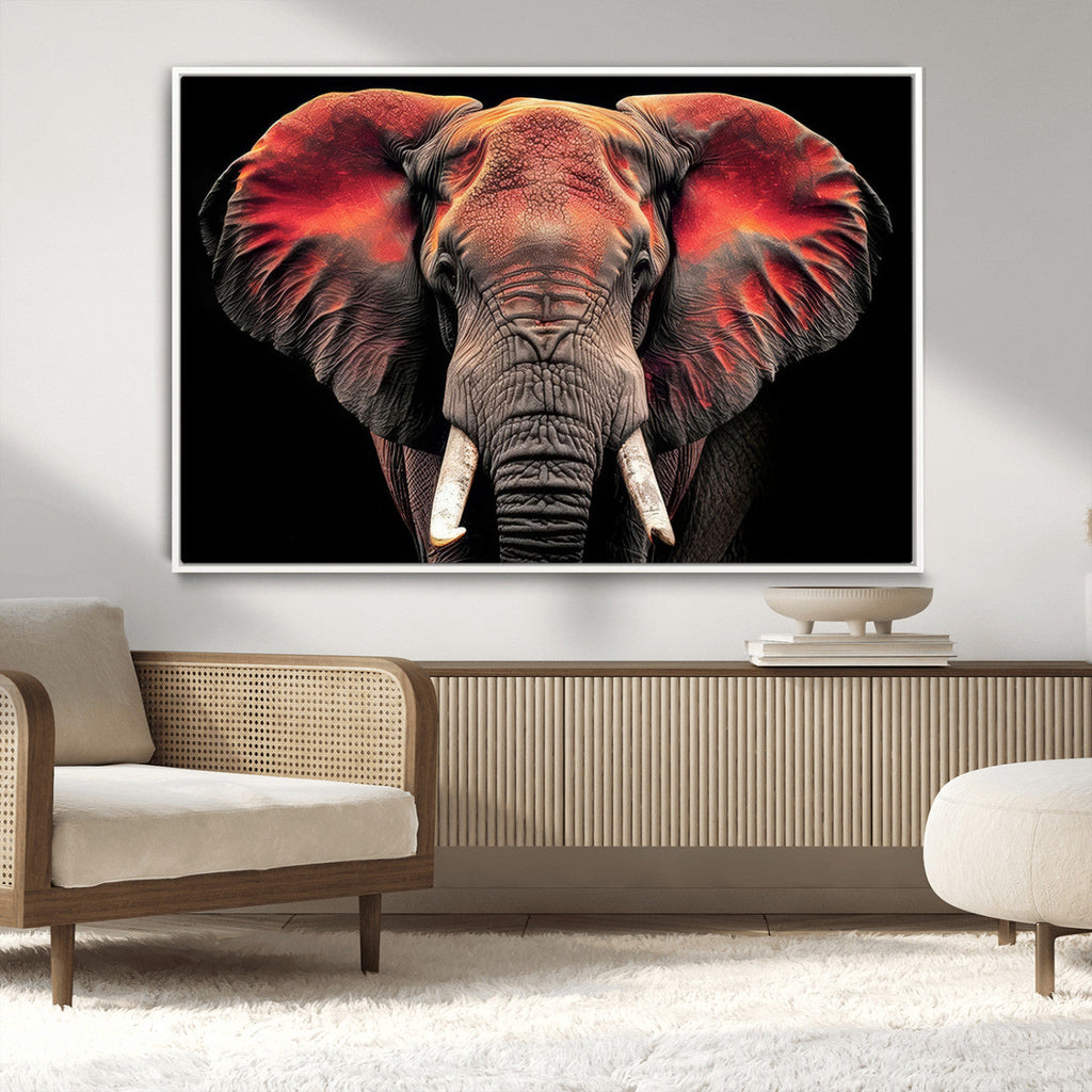 Elephant Wall Art Canvas Print