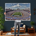 Buffalo Bills Highmark Stadium Wall Art Canvas Print, Bills Game Day Decor