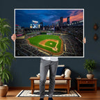 Target Field Wall Art Canvas Print, Baseball Stadium