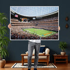 Chicago Bears Soldiers Field Wall Art Canvas Print, Framed and Ready to Hang