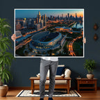Chicago Bears Soldiers Field Wall Art Canvas Print