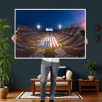 Oklahoma Sooners Memorial Stadium Wall Art Canvas Print