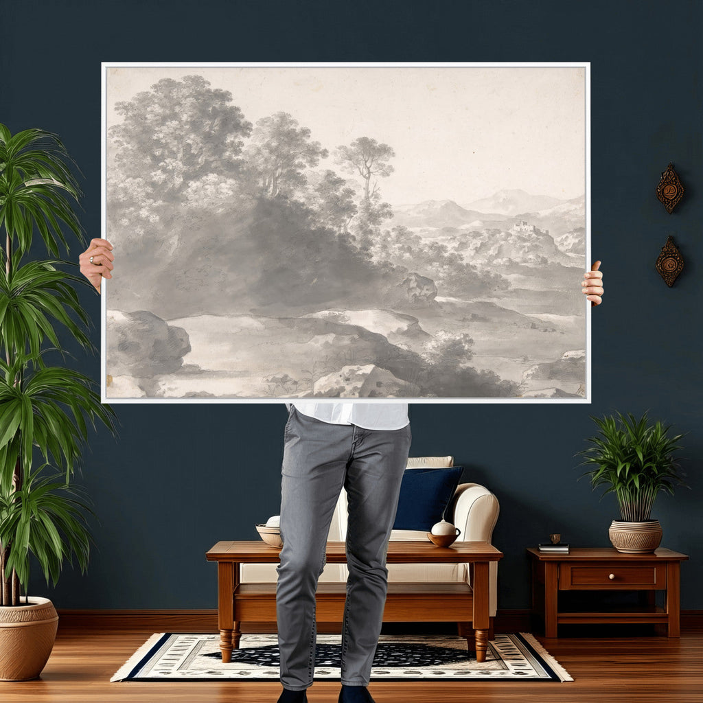 Van Poelenburch Landscape Canvas Wall Art | Dutch Golden Age