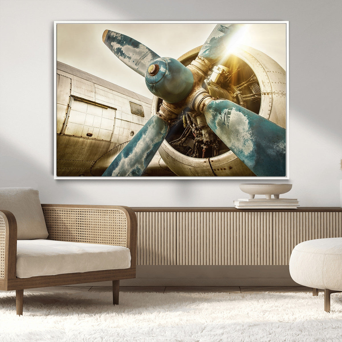 Vintage Airplane Canvas Print