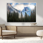 Half Dome Yosemite California Wall Art Canvas Print El Capitan