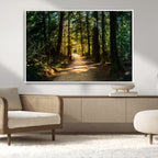 Natural Landscape Wall Art Relaxing Forest Canvas Print