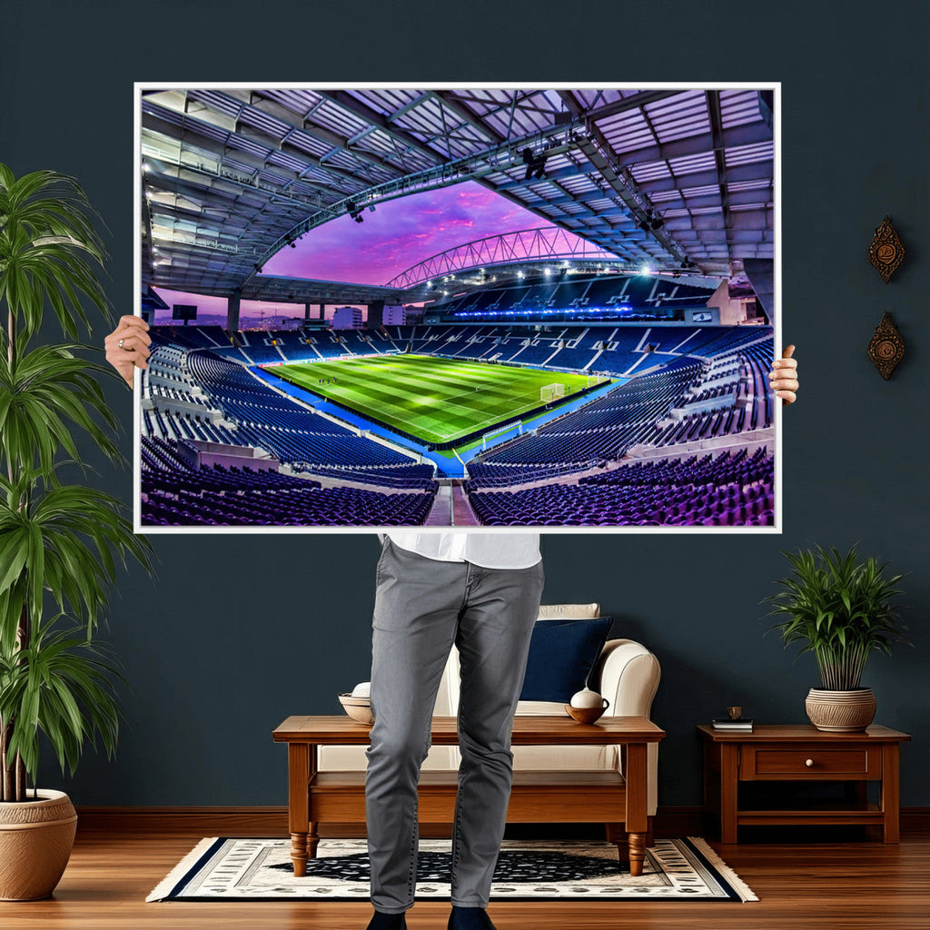 FC Porto Soccer Team Print Canvas, Dragon Stadium Wall Art