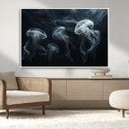 Jellyfish Wall Art Canvas Print, Elegant Wall Decor