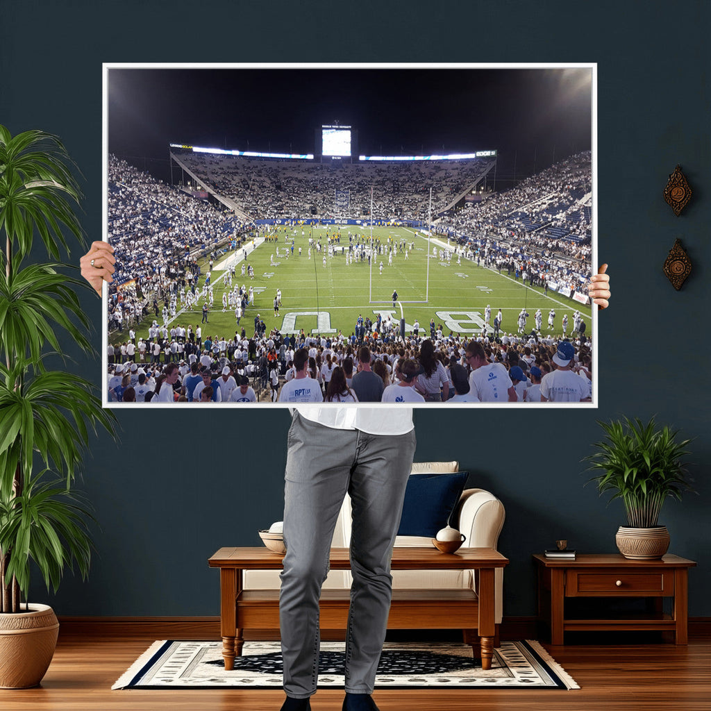 Brigham Young University Cougars Football Print Canvas