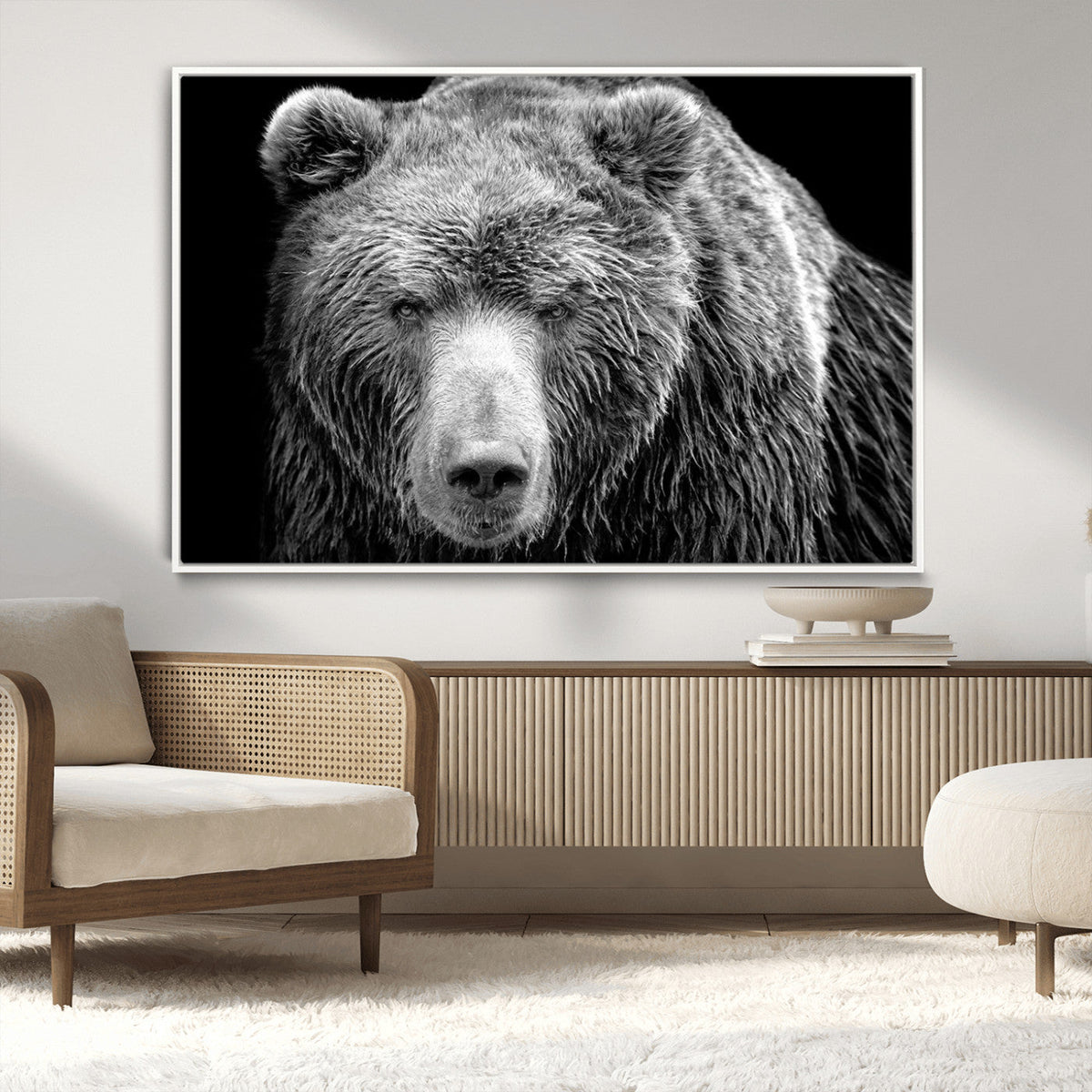 399 Grizzly Bear Canvas Print, Ready to Hang Wall Art