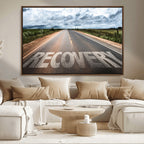 Recovery Road Wall Art Canvas Print