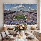 Buffalo Bills Highmark Stadium Wall Art Canvas Print, Bills Game Day Decor
