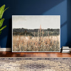 Rustic Field Landscape Wall Art Print, Giclee Canvas Wall Art