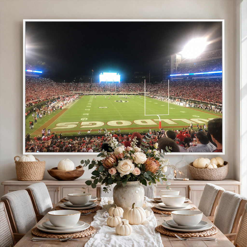Dooley Stadium Wall Art, Sports Arena Panoramic Canvas