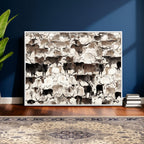Abstract Texas Longhorn Print, Longhorn Herd Print
