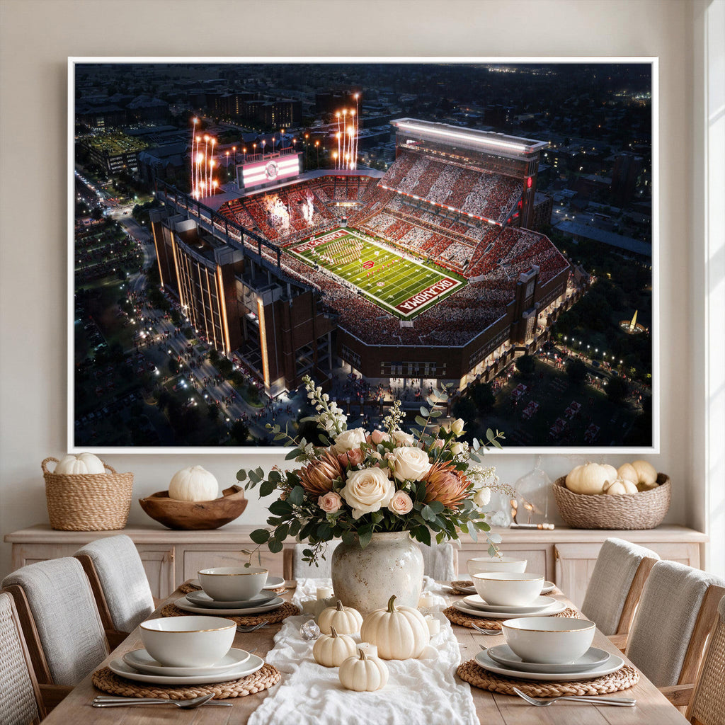 Oklahoma Memorial Stadium, Gaylord Memorial Stadium Wall Art