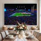 Ole Miss Rebels Vaught Hemingway Stadium Wall Art Canvas Print