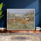 Childe Hassam Celia Thaxter Garden Canvas | 1890 American Impressionist Print