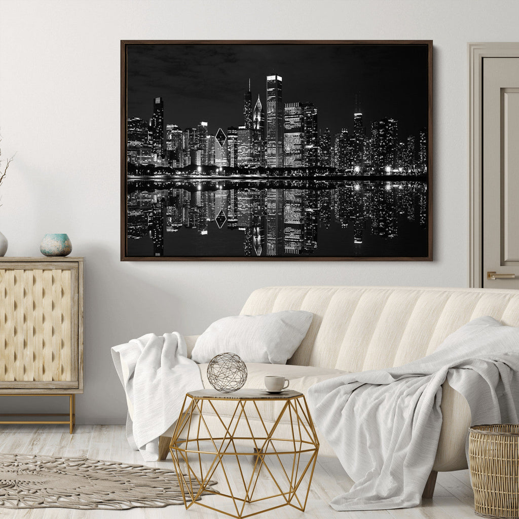 Chicago Wall Art Canvas Print