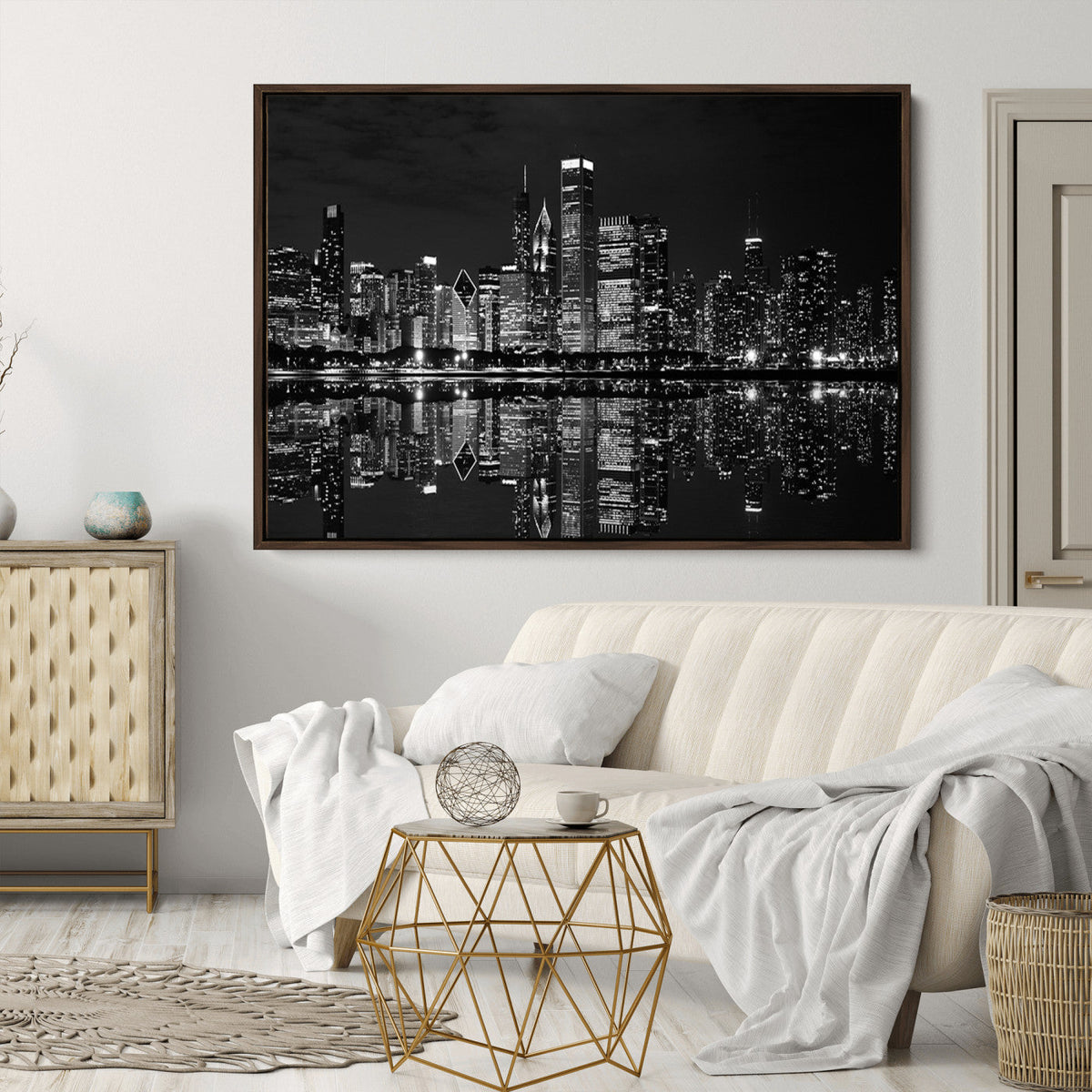 Chicago Wall Art Canvas Print