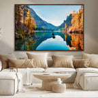 Fantastic Autumn Panorama Wall Art Canvas Print