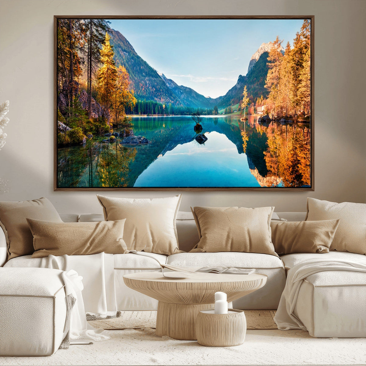Fantastic Autumn Panorama Wall Art Canvas Print