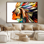 Profile Colors Canvas Print