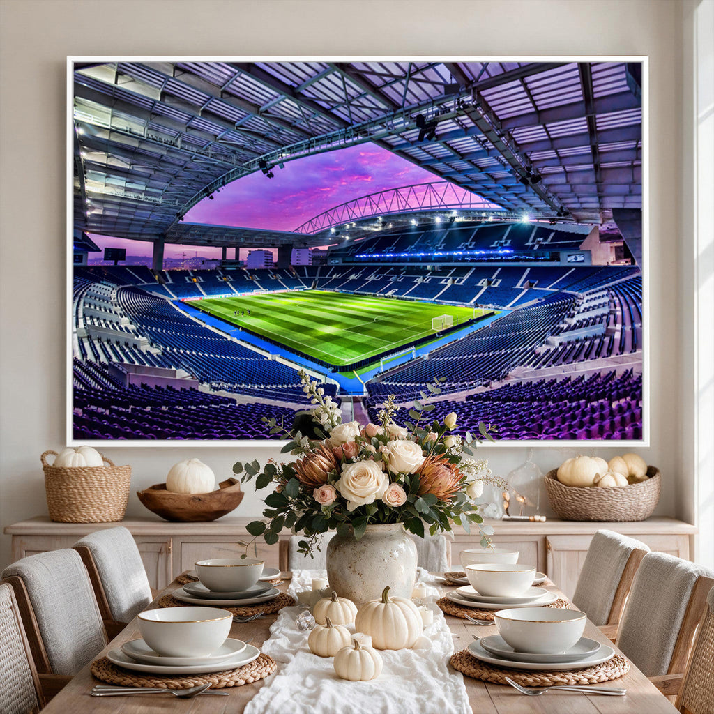 FC Porto Soccer Team Print Canvas, Dragon Stadium Wall Art