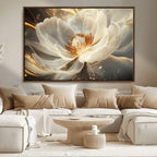 Abstract Floral Wall Art Canvas Print