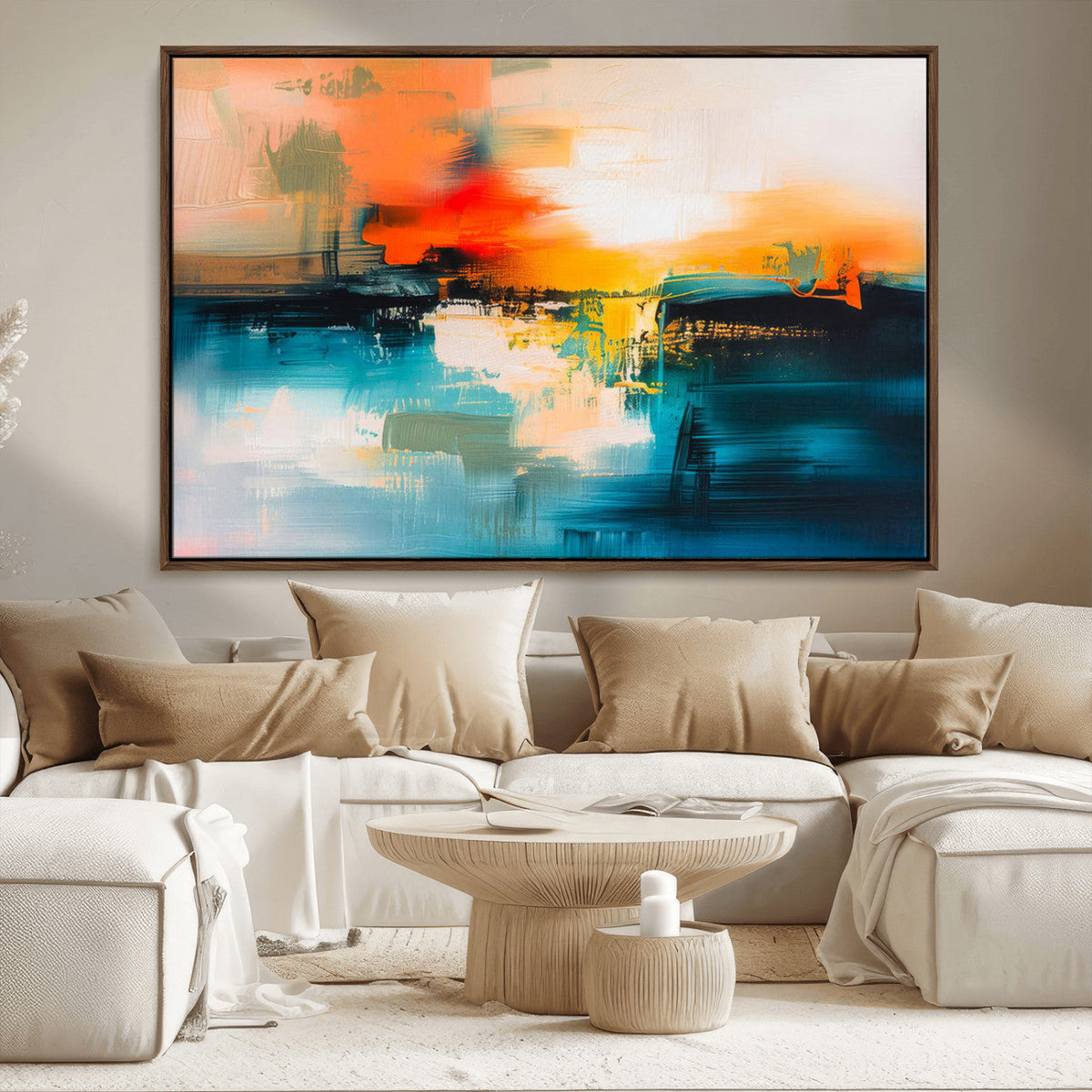 Colorful Abstract Wall Art | Bold Modern Canvas Print | Ready to Hang