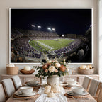 TCU Horned Frogs Football Team Print, Fort Worth Amon G. Carter Stadium