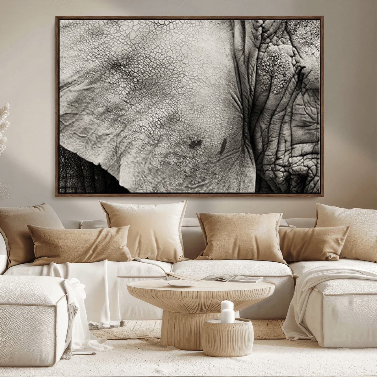 Elephant Wall Art Canvas Print