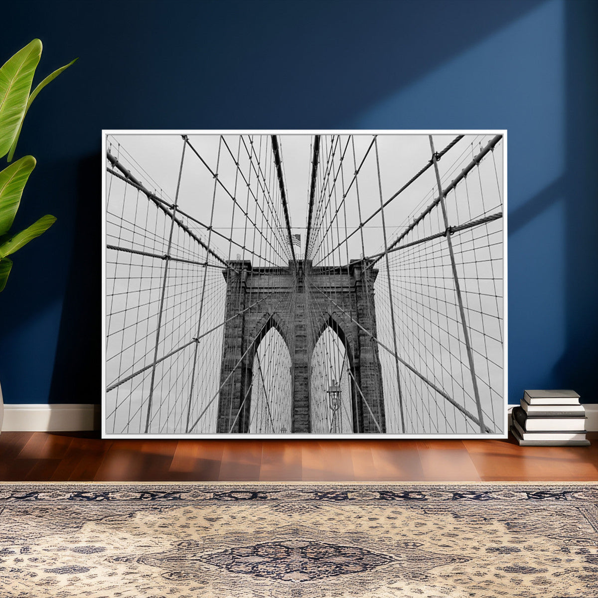Large Brooklyn Bridge Wall Art Canvas Print