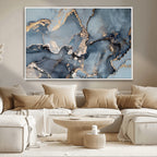 Multipanel Marble Fluid Effect Wall Art Abstract Canvas Wall Art Print