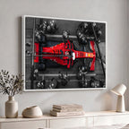 Ferrari Pit Stop Canvas Wall Art | Precision and Speed