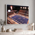 Boise State Broncos Albertsons Stadium Wall Art Canvas Print