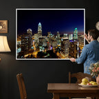 Atlanta Skyline Wall Art Canvas Print | Modern Cityscape