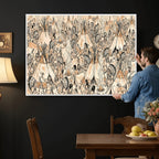 Native American Indian Wall Art Canvas Print