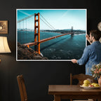 Golden Gate Bridge Wall Art Canvas Print | San Francisco Landmark Photography