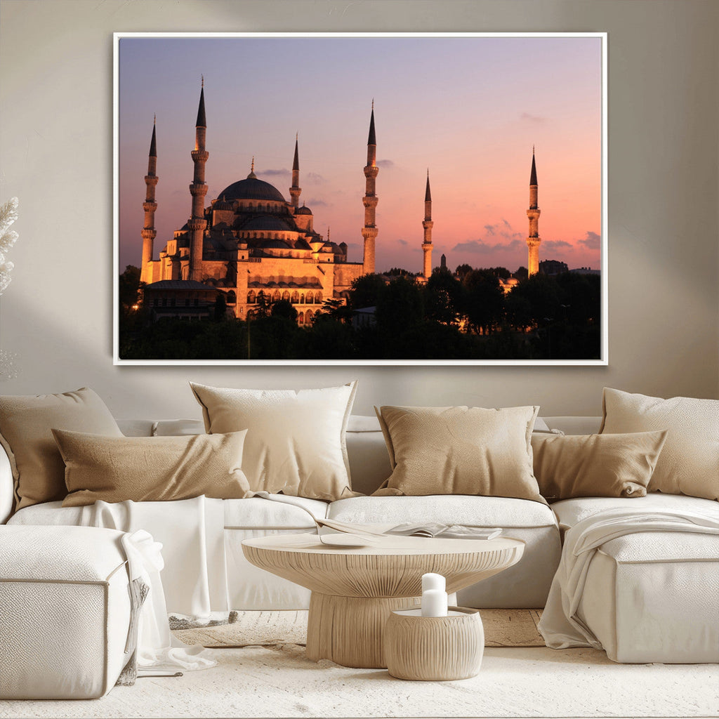 Wall Art Turkey Istanbul Skyline Canvas Print