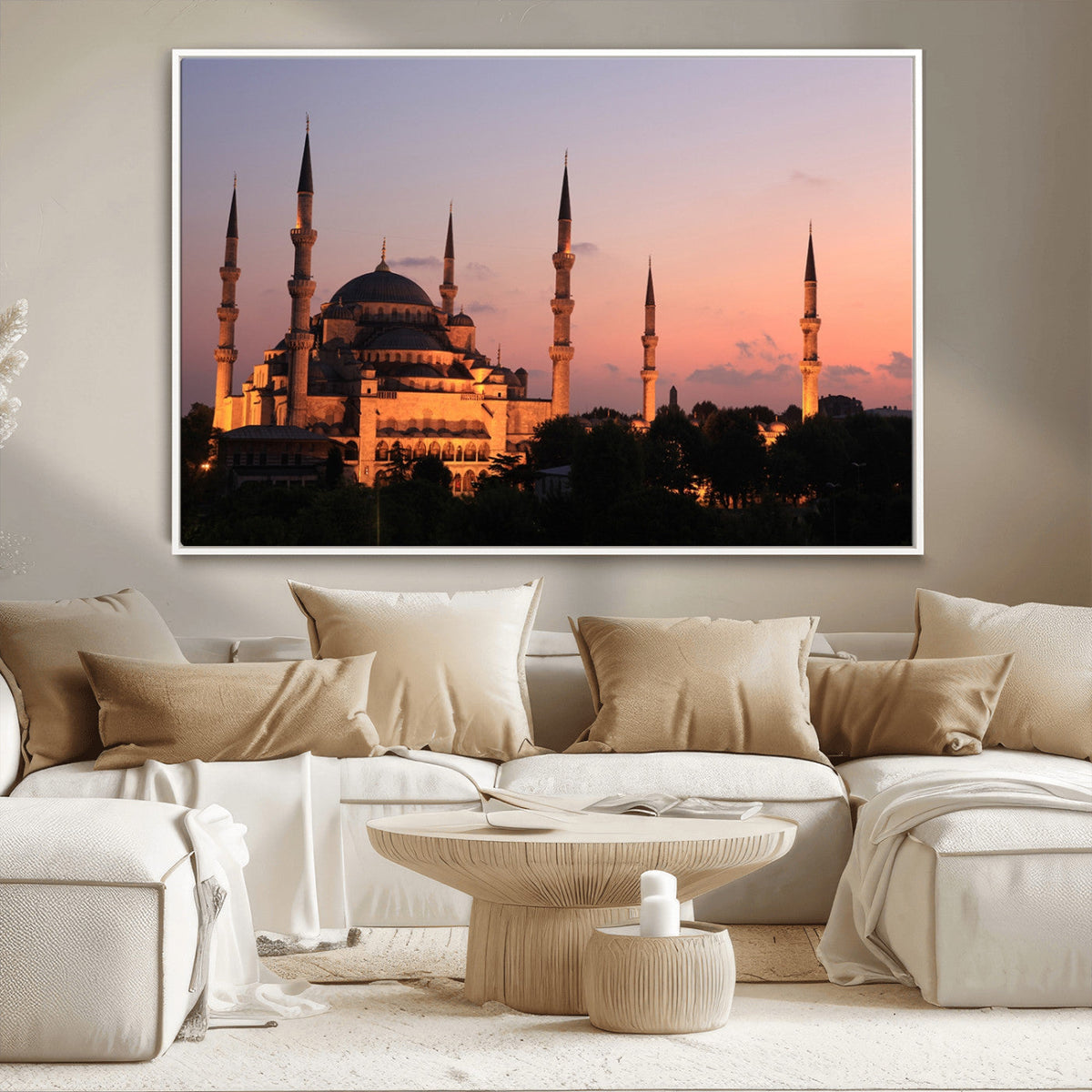 Wall Art Turkey Istanbul Skyline Canvas Print