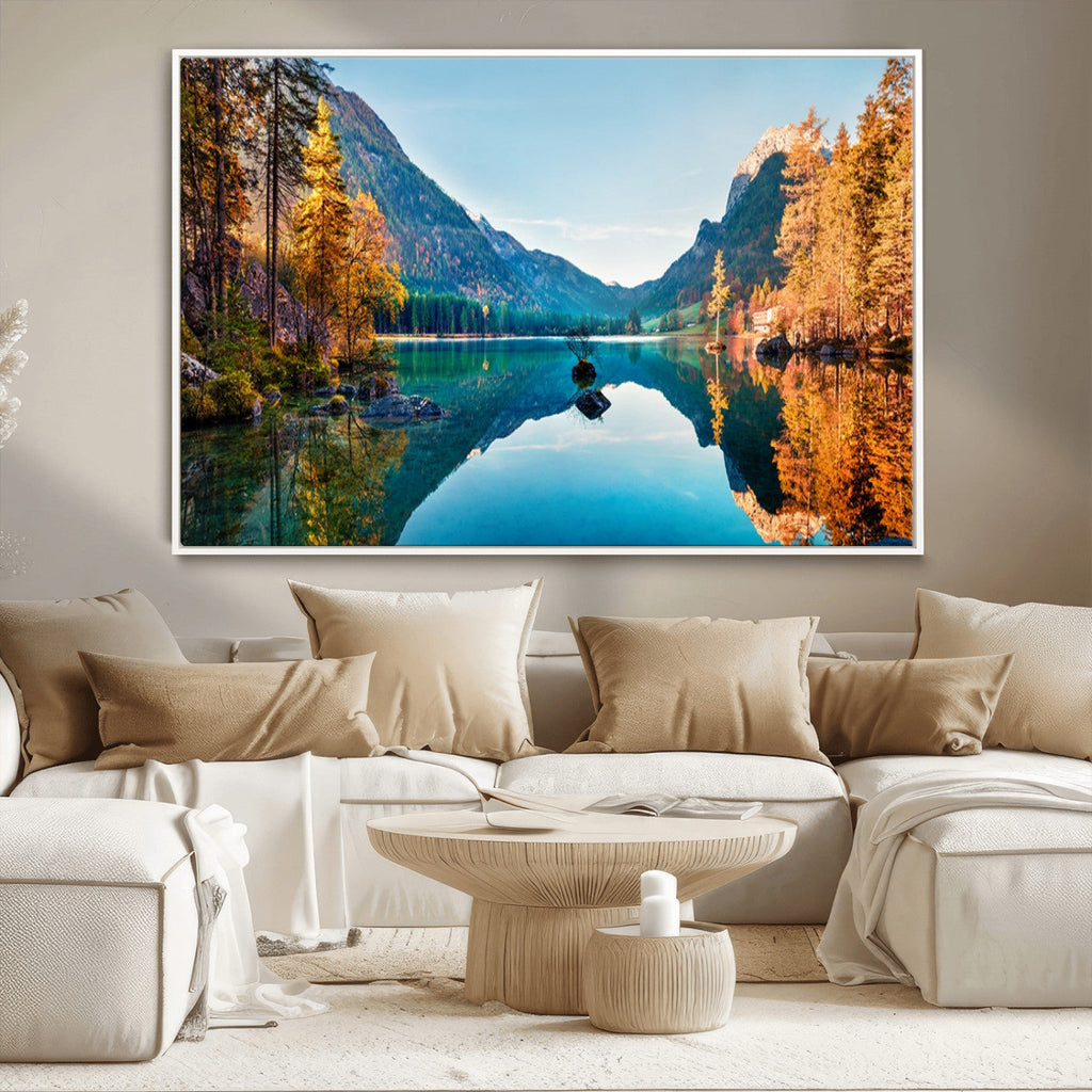 Fantastic Autumn Panorama Wall Art Canvas Print