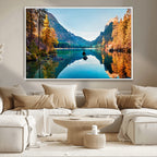 Fantastic Autumn Panorama Wall Art Canvas Print