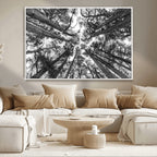 Trees Contemporary Art Canvas Print