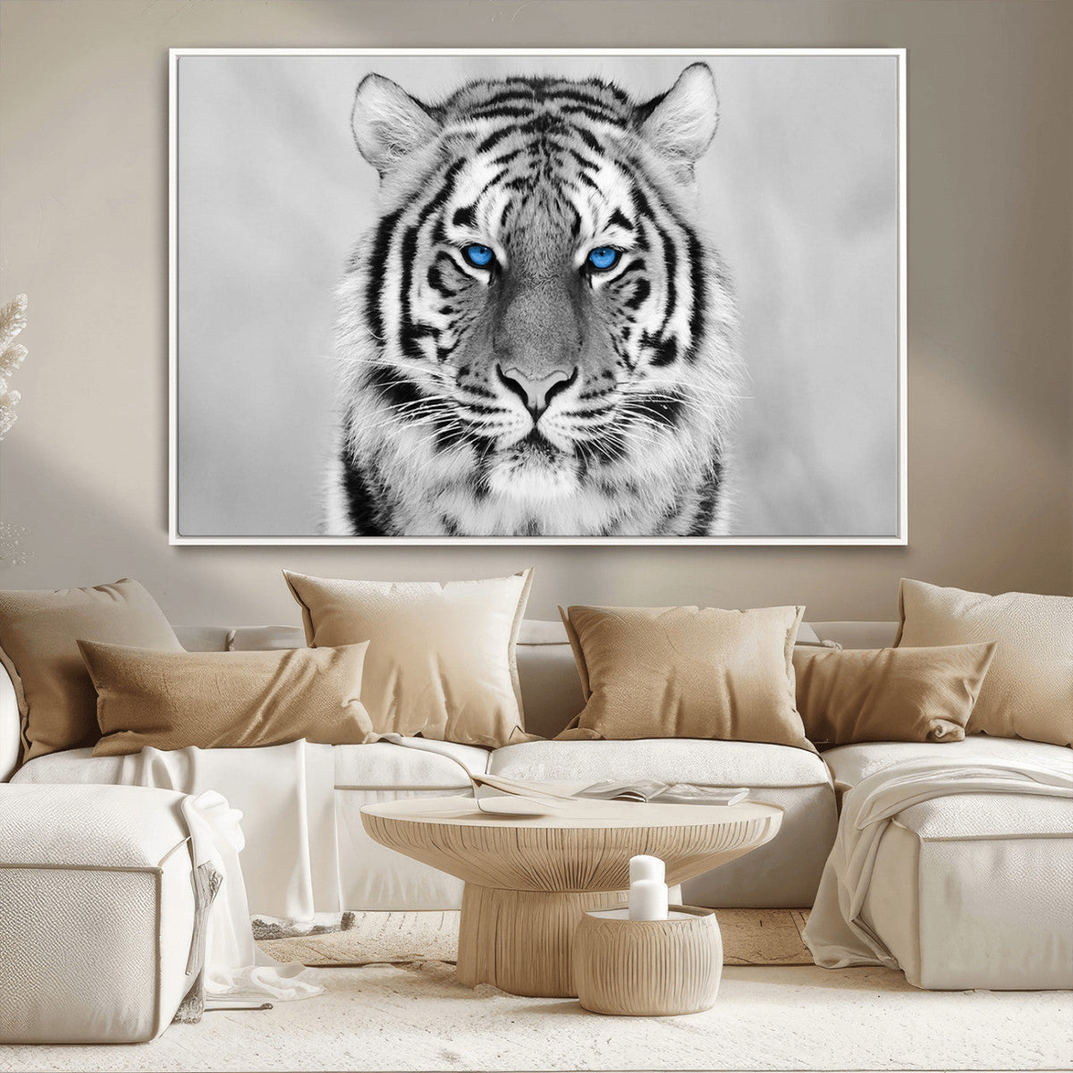 Tiger Canvas Artwork Wall Art Print