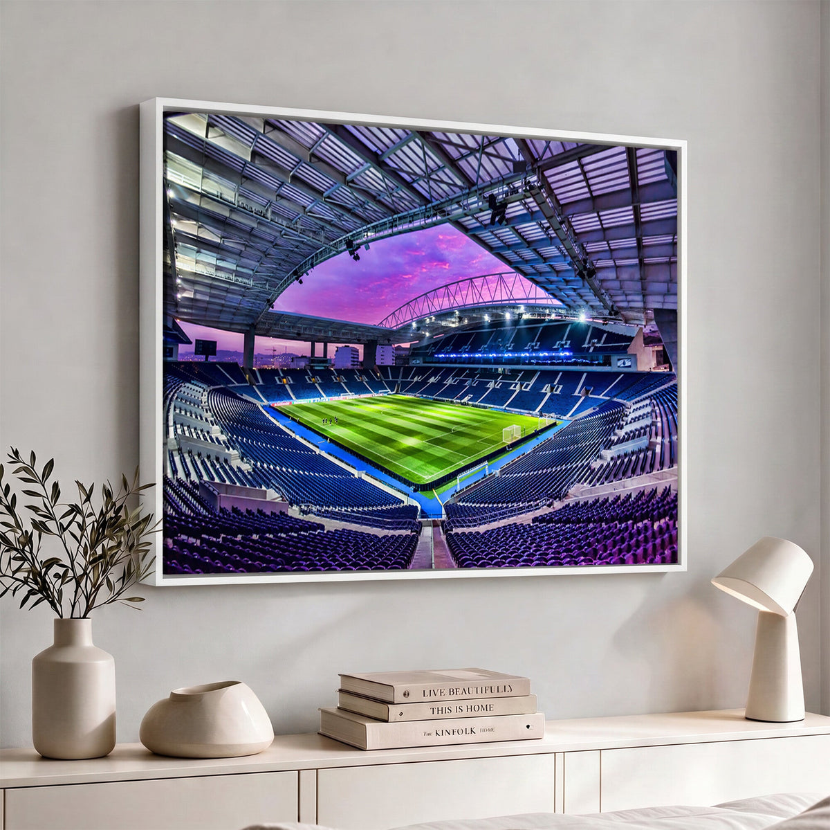 FC Porto Soccer Team Print Canvas, Dragon Stadium Wall Art