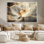 Abstract Floral Wall Art Canvas Print