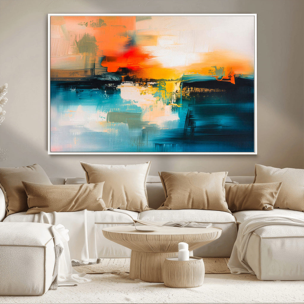 Colorful Abstract Wall Art | Bold Modern Canvas Print | Ready to Hang