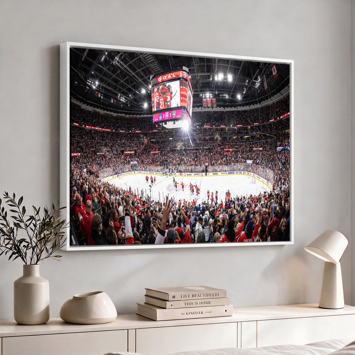 Amerant Bank Arena Wall Art Canvas Print, Hockey Arena