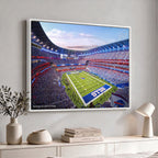 Buffalo Bills Football Team Print Canvas, Buffalo Highmark Stadium